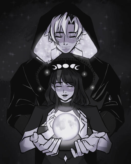 Moon Card